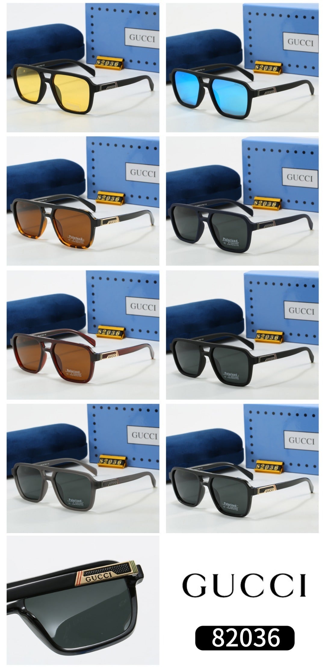 8 Colors Fashion Sunglasses—82036