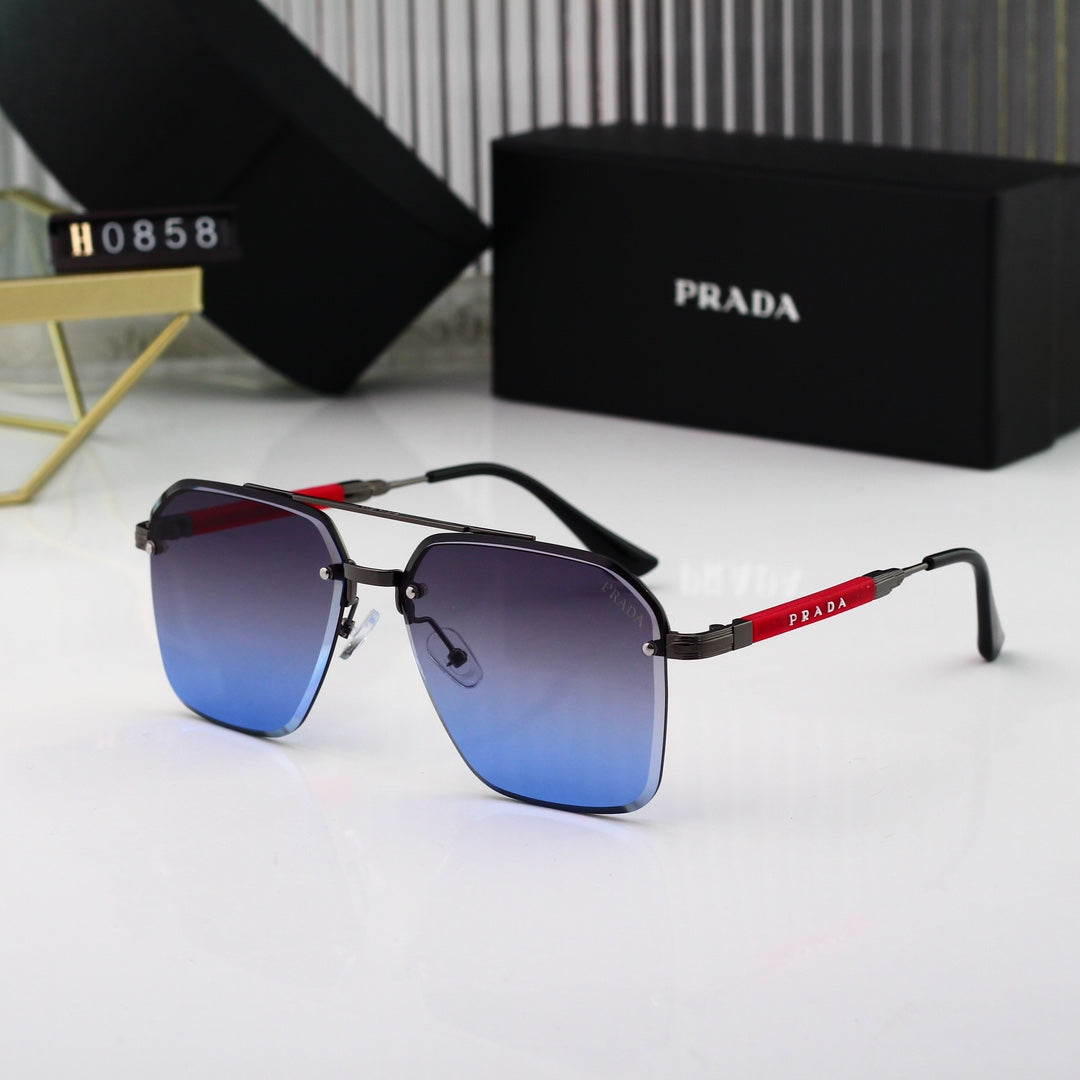 Fashion Gold Thin Frame Sunglasses