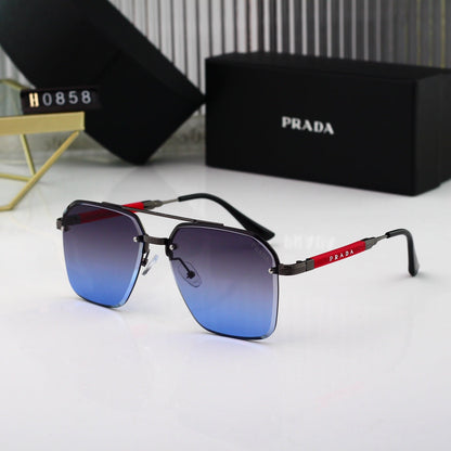 Fashion Gold Thin Frame Sunglasses