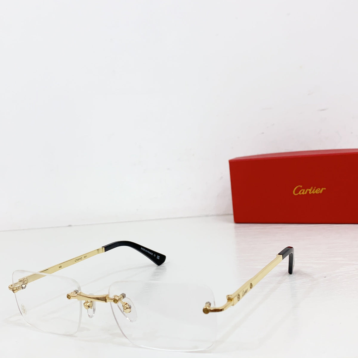 Premium Classic Brushed Transparent Sunglasses