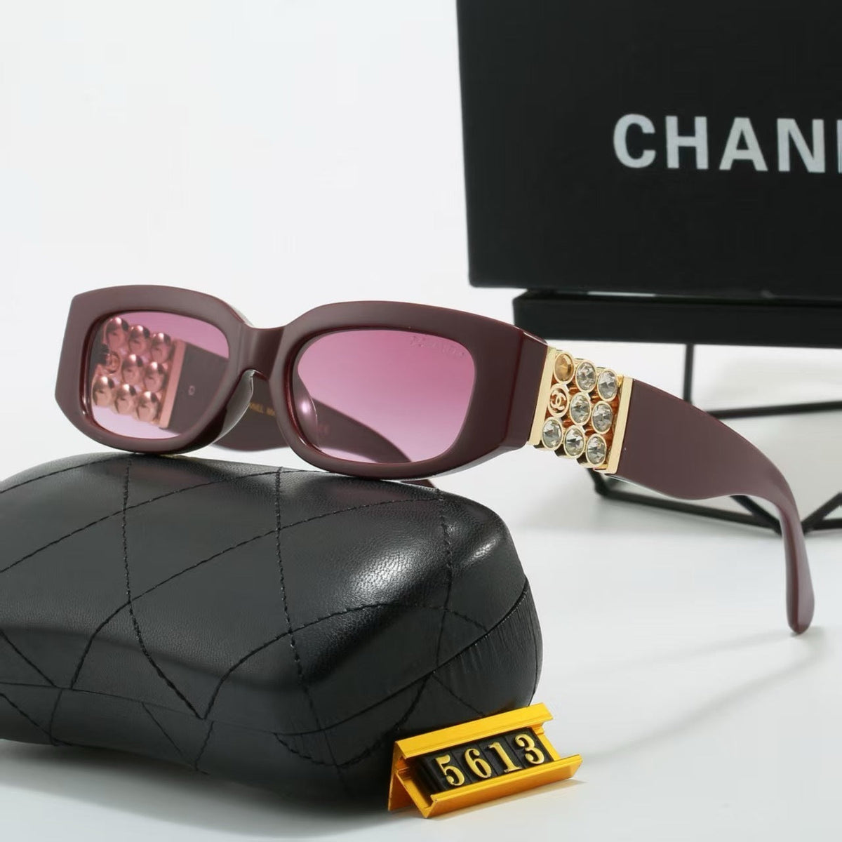 5 Colors diamond Fashion Sunglasses—5613
