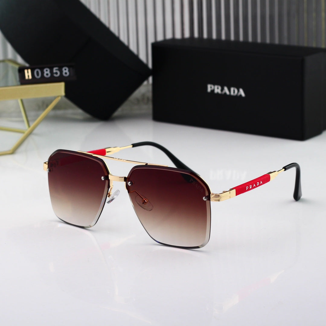 Fashion Gold Thin Frame Sunglasses