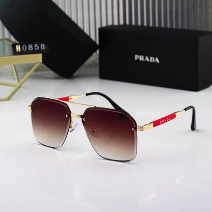 Fashion Gold Thin Frame Sunglasses
