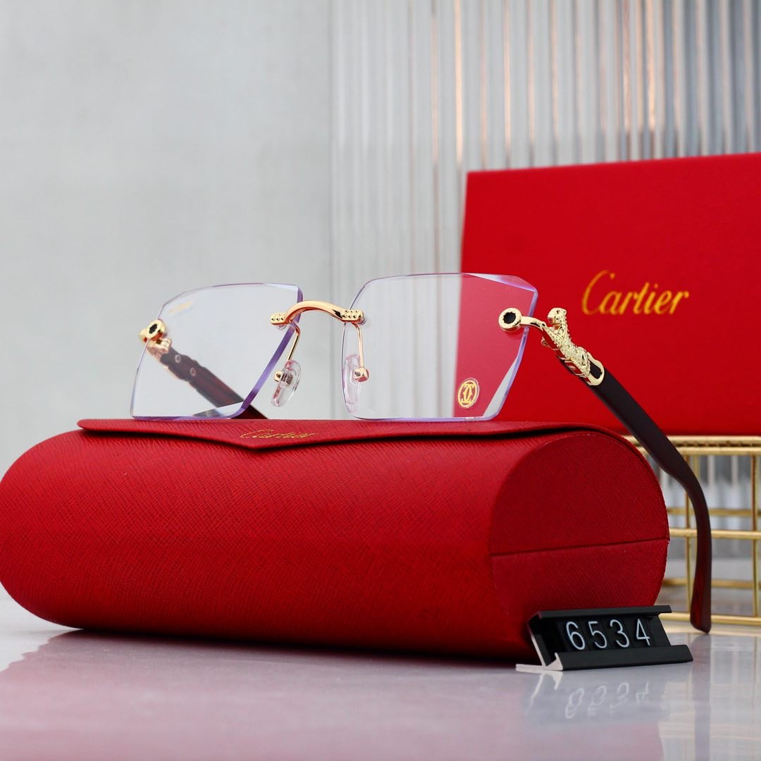 Wooden Leg Square 6 Colors Fashion Sunglasses 6534
