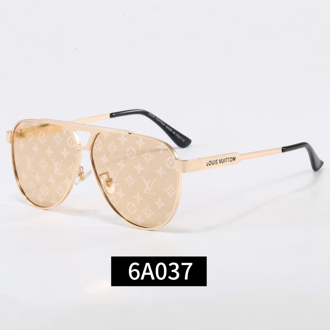 Premium Metallic aviator sunglasses 6A037