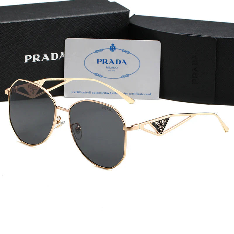 Unisex Triangle fashion Metal Sunglasses