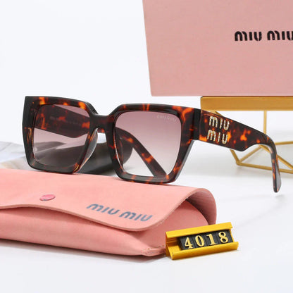square frame universal sunglasses 4018