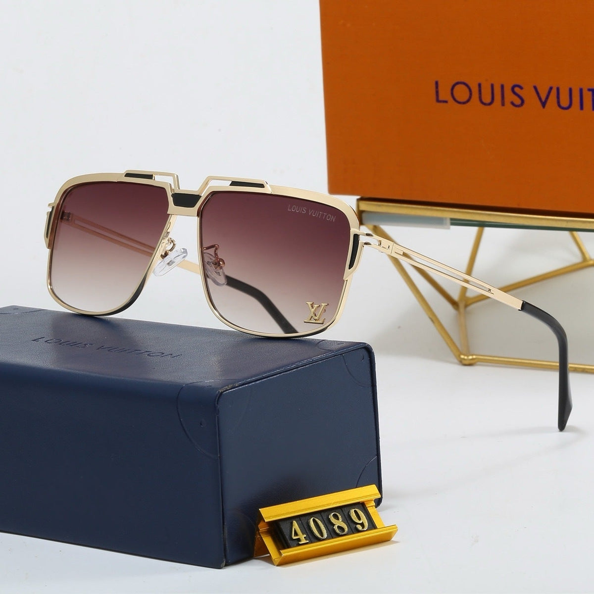 Metal 5 Colors Fashion Sunglasses—4089