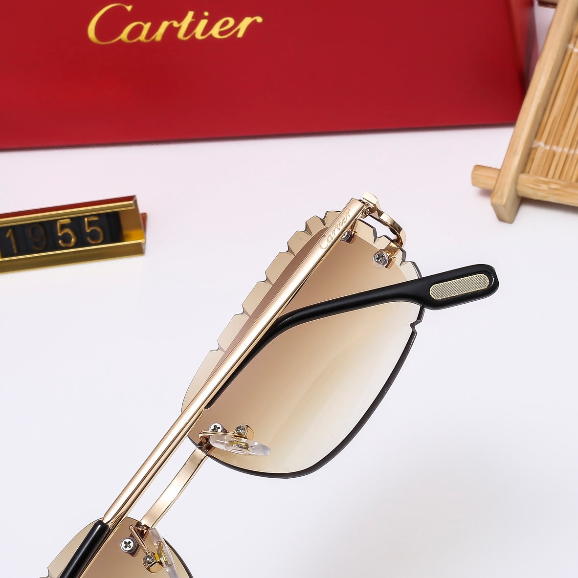 Diamond Cut on 7 Colors Fashion Sunglasses—1955