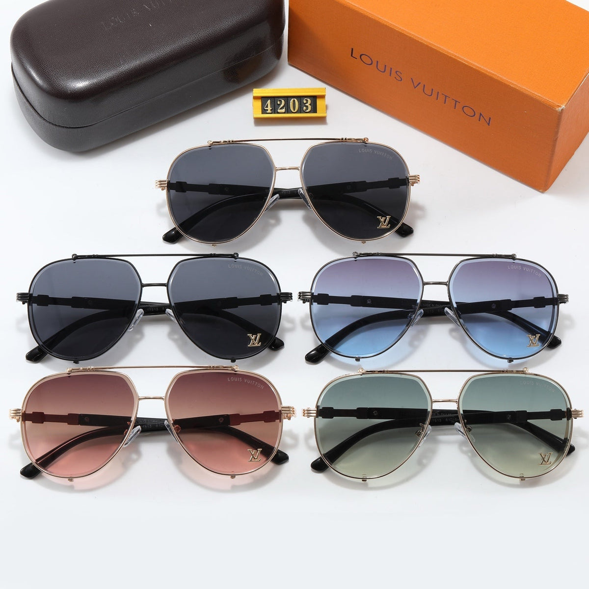 Round Fashion sunglasses 4203