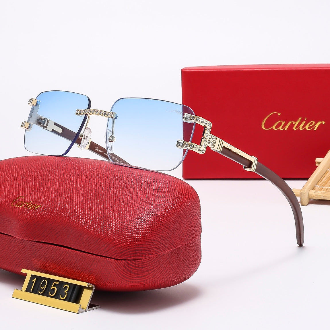 6 Colors Dimond Sunglasses—1953