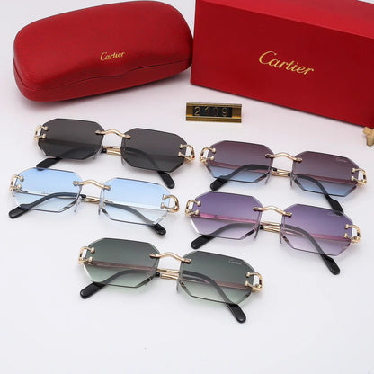 5 Colors Fashion Frameless Sunglasses2109