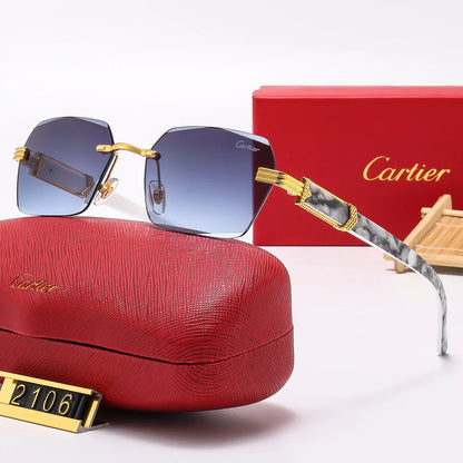 stylish frameless sunglasses 2106