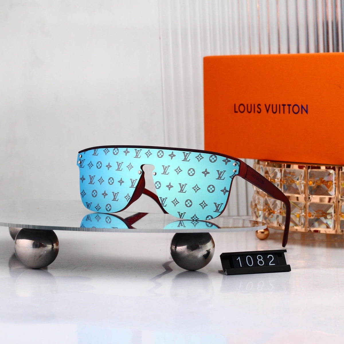 9 Colors Printed Fashion Sunglasses—1082