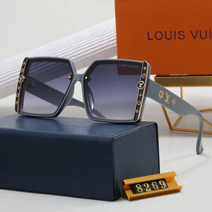 Atmospheric Advanced sense Square Sunglasses-8269