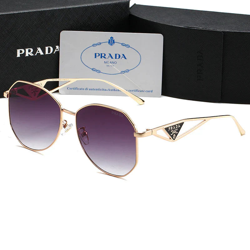 Unisex Triangle fashion Metal Sunglasses