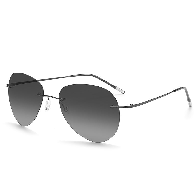 Glasses Rimless Driving Driving Men's Sunglasses