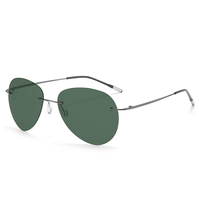 Glasses Rimless Driving Driving Men's Sunglasses