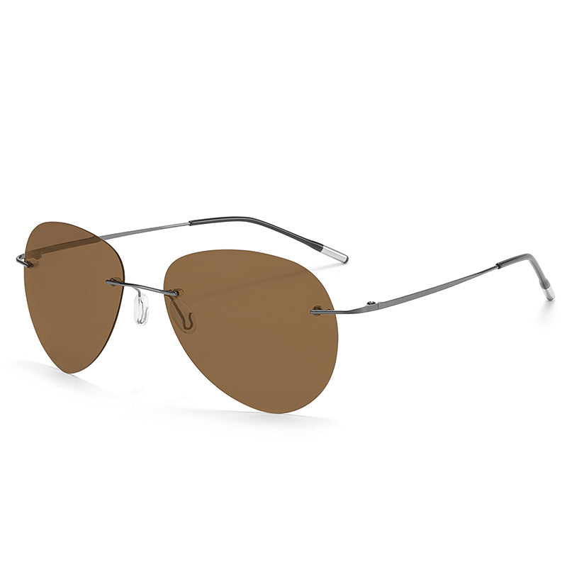 Glasses Rimless Driving Driving Men's Sunglasses
