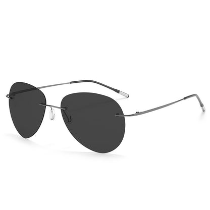 Glasses Rimless Driving Driving Men's Sunglasses