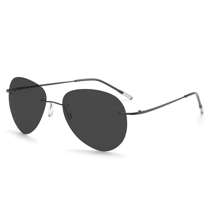 Glasses Rimless Driving Driving Men's Sunglasses