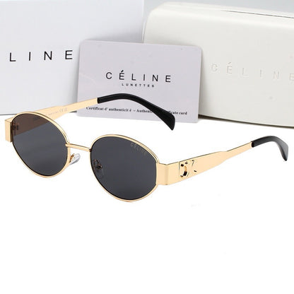 Retro classic fashion metal sunglasses
