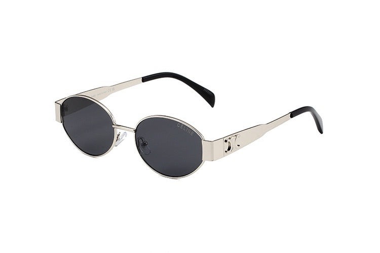 Retro classic fashion metal sunglasses