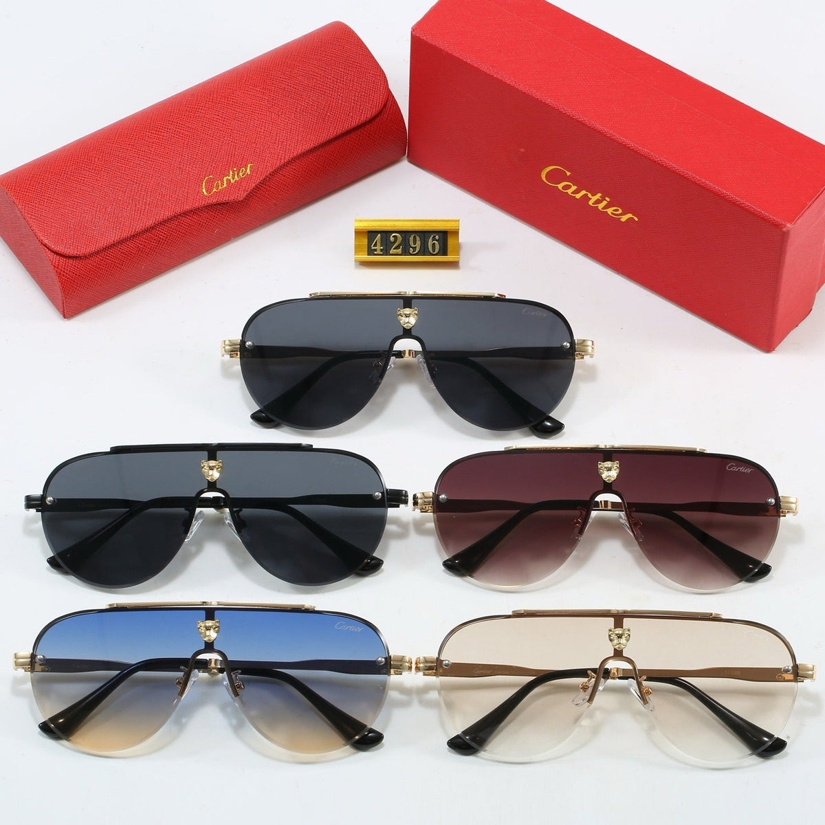 5 Colors Fashion Sunglasses—4296