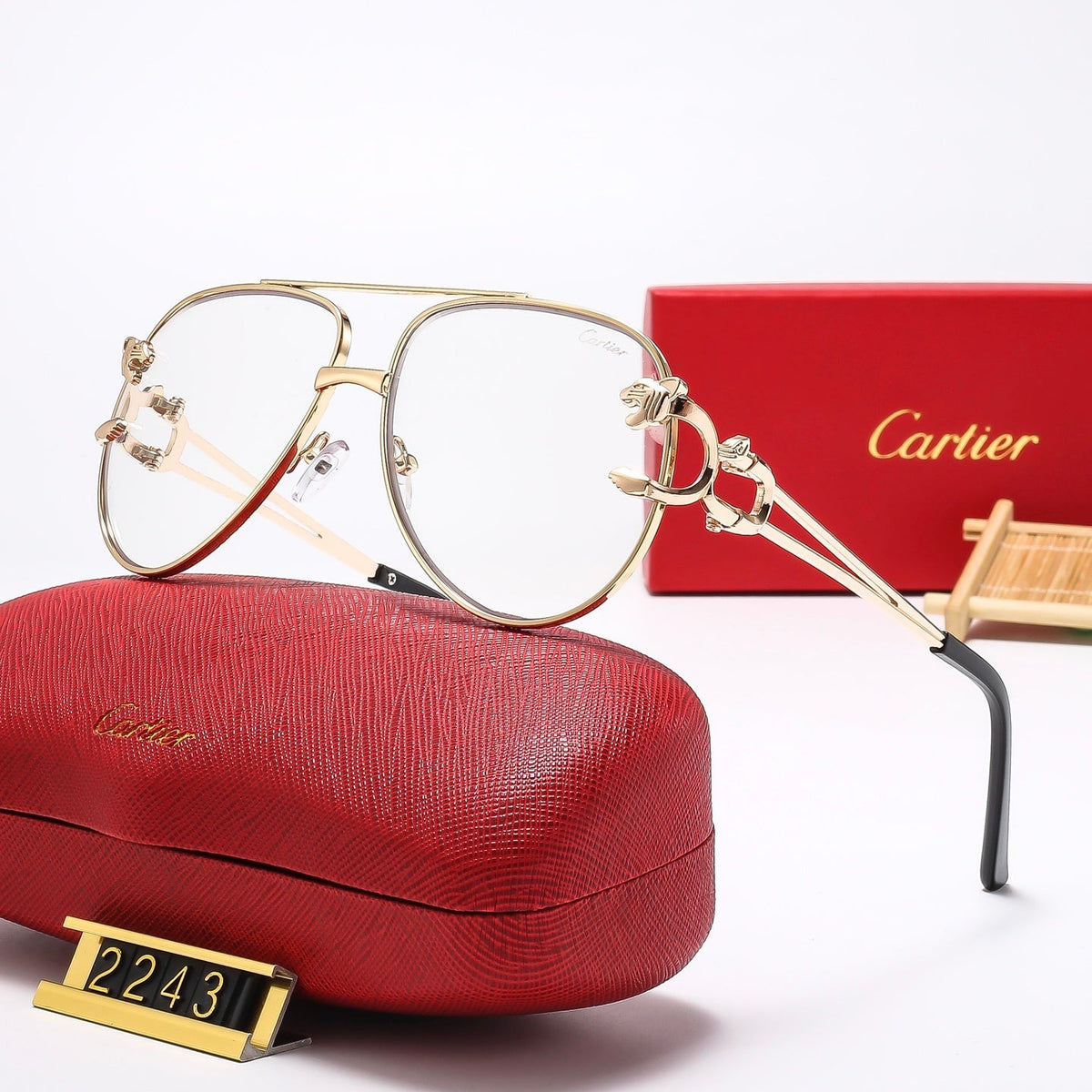 Fashion oval sunglasses 2243