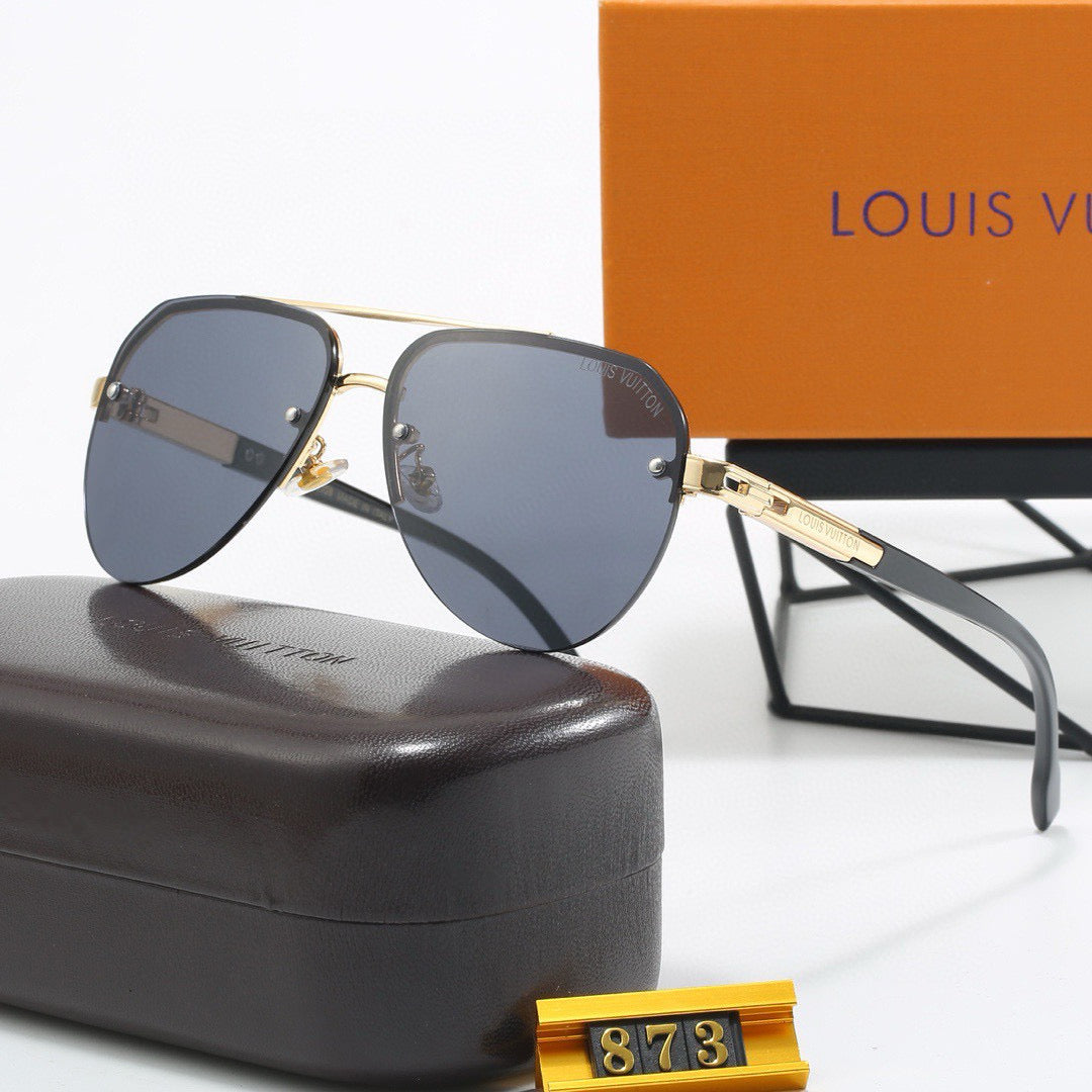 Metal Pilot Multi Color Sunglasses 873