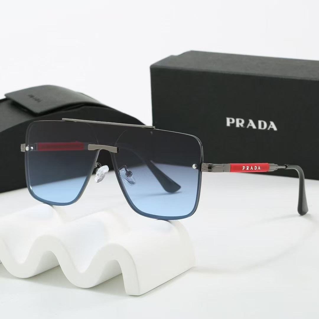One-piece 7 Colors Fashion mental Sunglasses