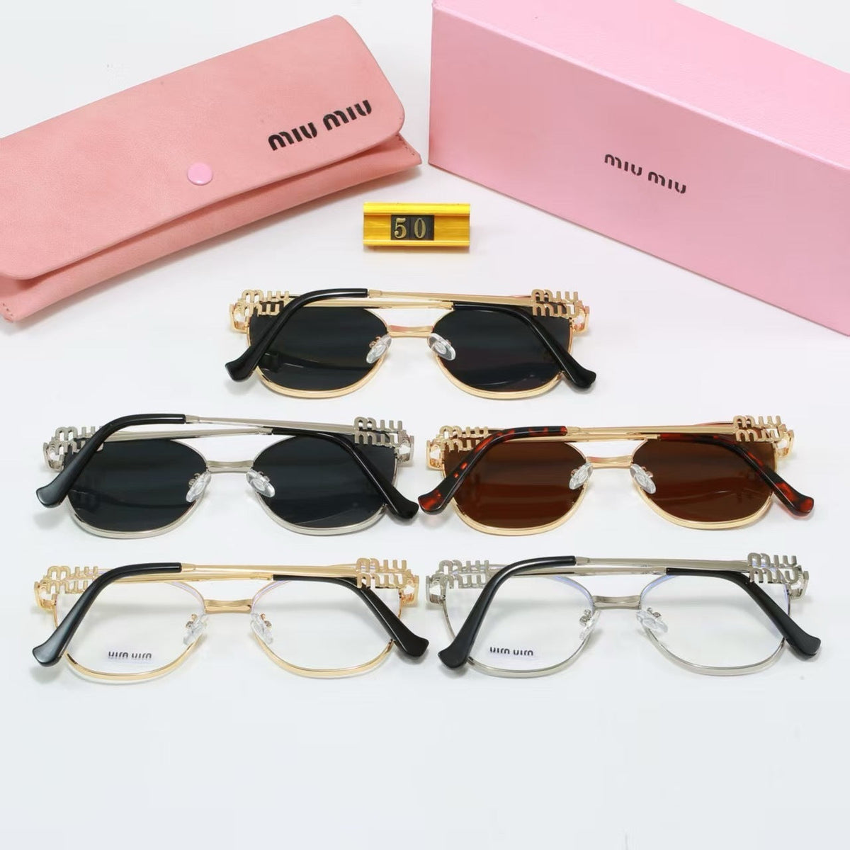 5 Colors Fashion Sunglasses—50