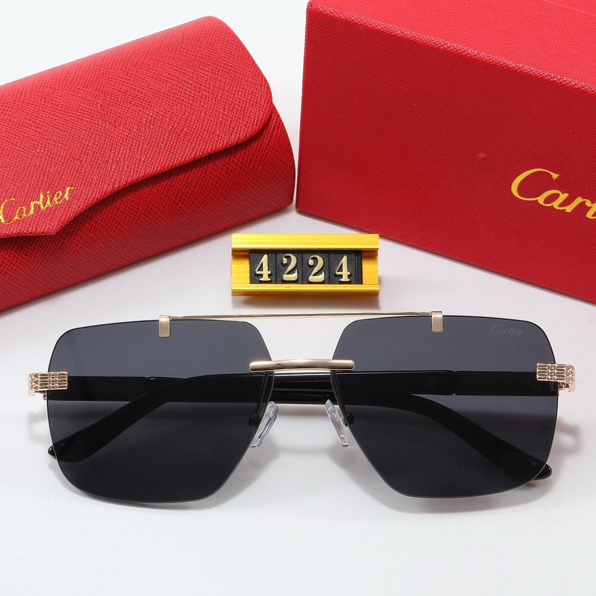 One piece pilot sunglasses 4224