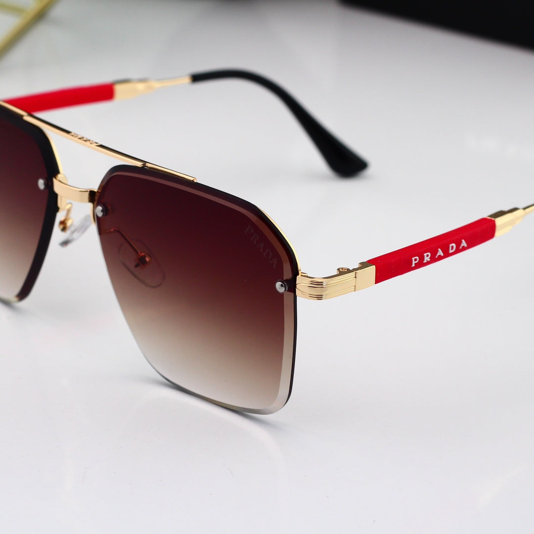 Fashion Gold Thin Frame Sunglasses