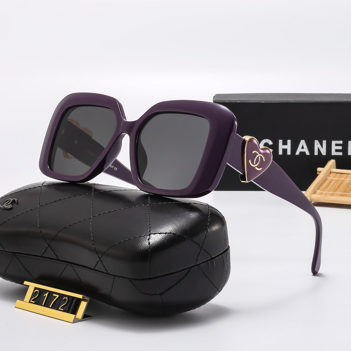 Fashion square heart sunglasses