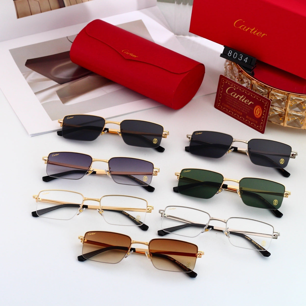 7 Colors Fashion Sunglasses—8016
