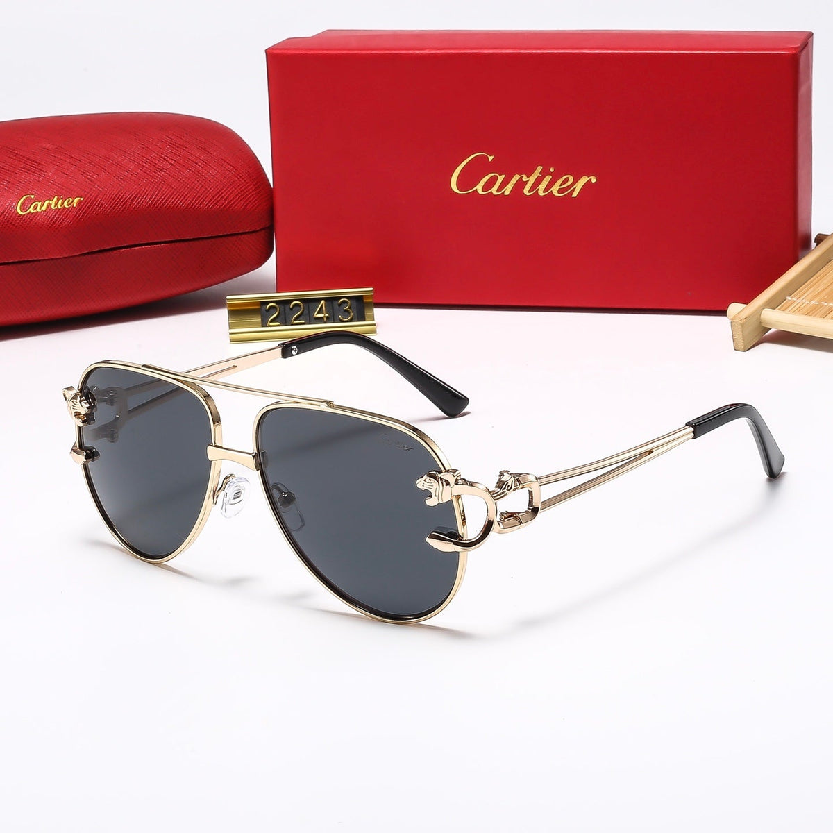 Fashion oval sunglasses 2243