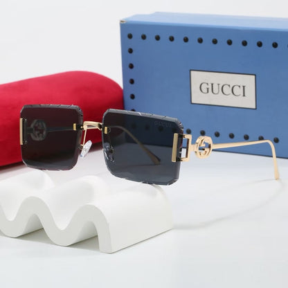 Cut Square Sunglasses-7 Colors