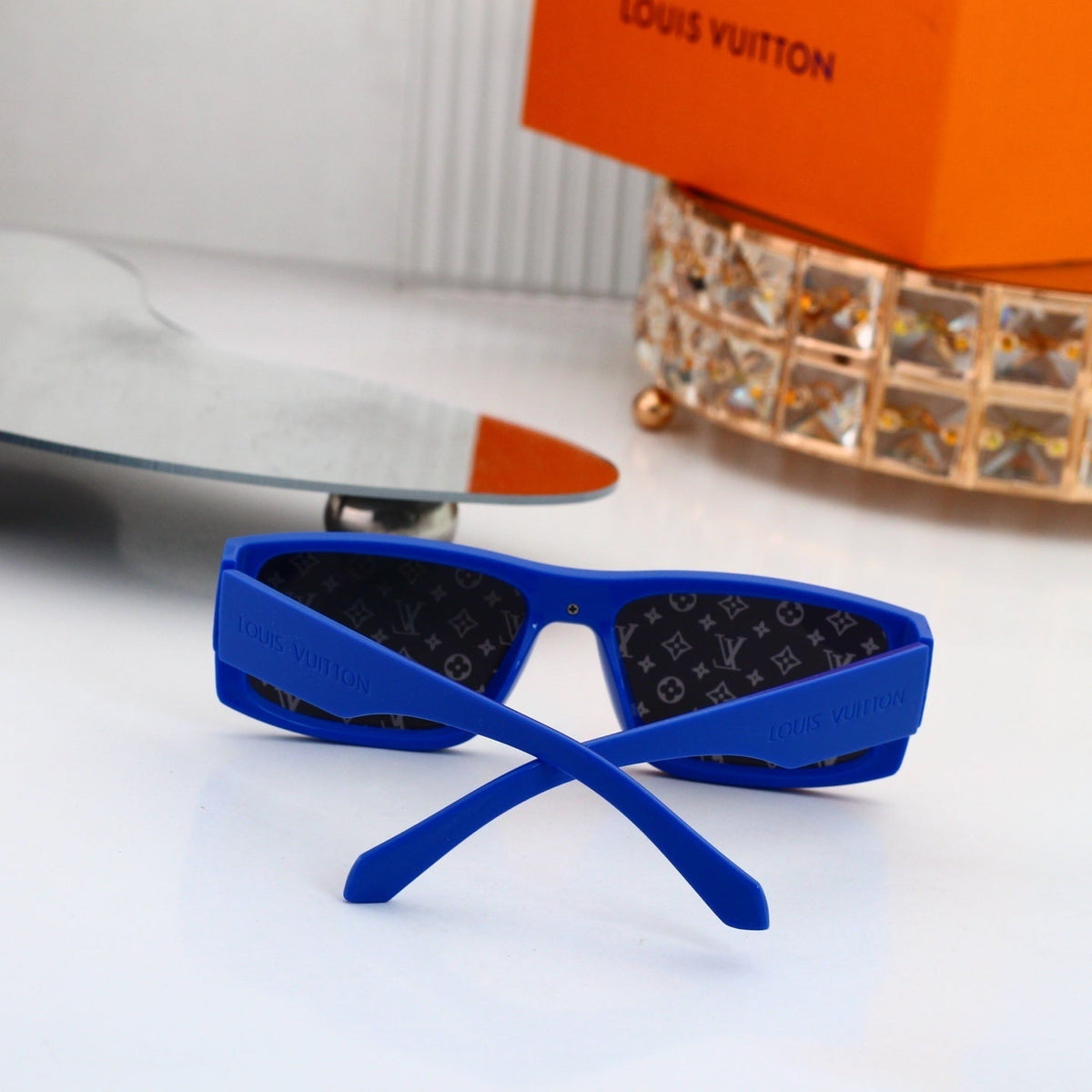 5 Colors Printed Fashion Sunglasses—2057