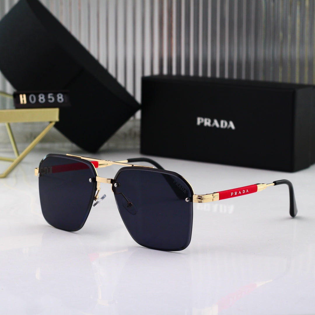Fashion Gold Thin Frame Sunglasses