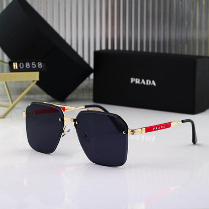Fashion Gold Thin Frame Sunglasses