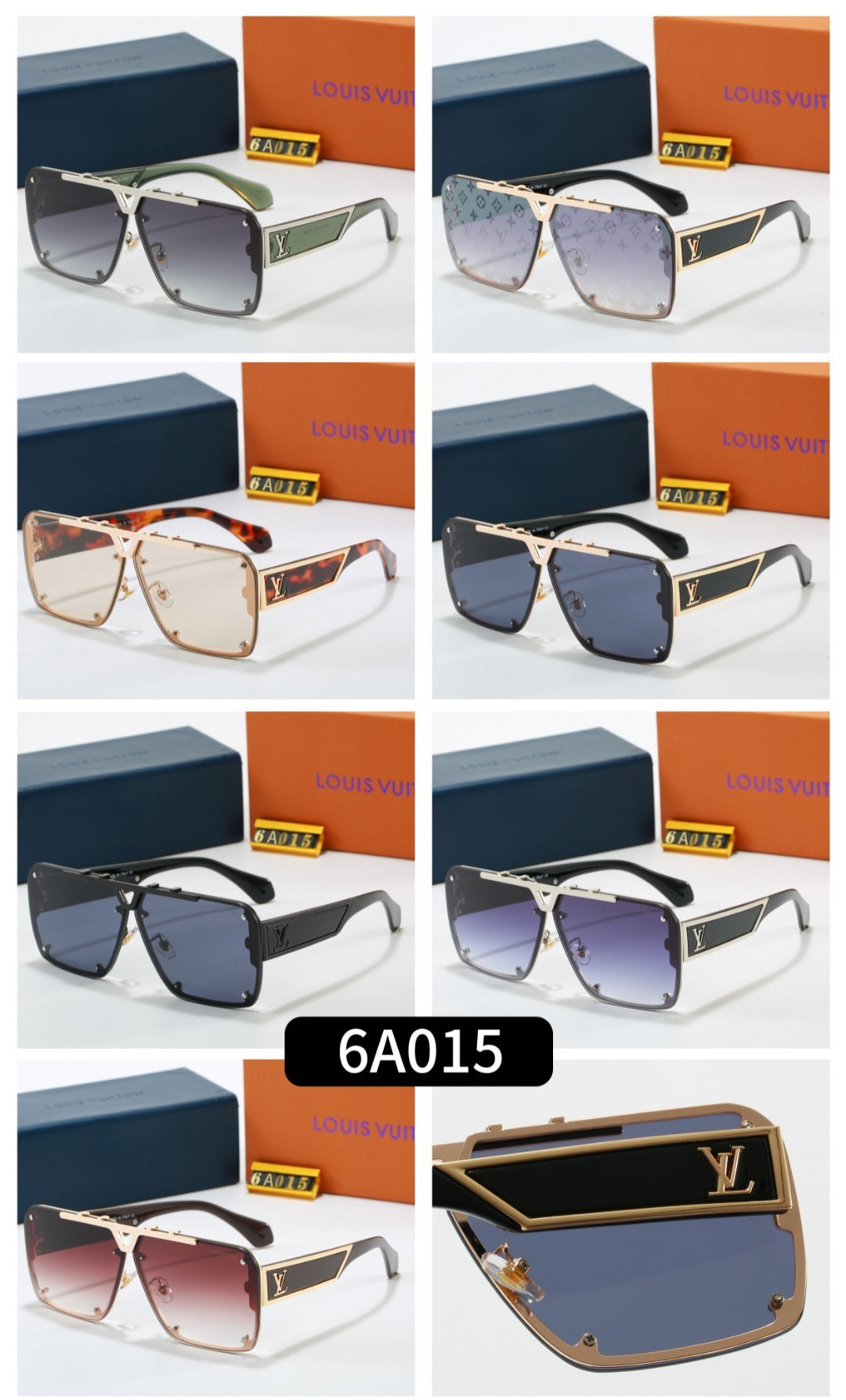 7 Colors Fashion Sunglasses—6015