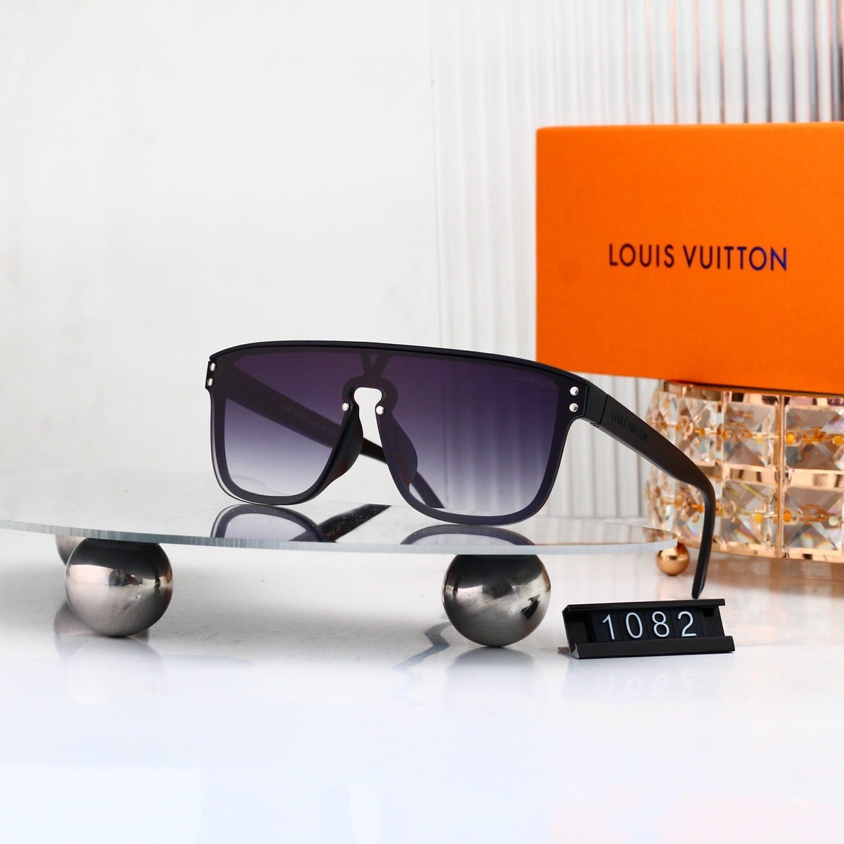 9 Colors Printed Fashion Sunglasses—1082