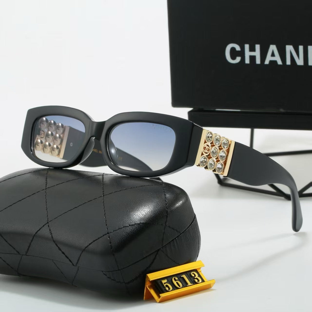 5 Colors diamond Fashion Sunglasses—5613