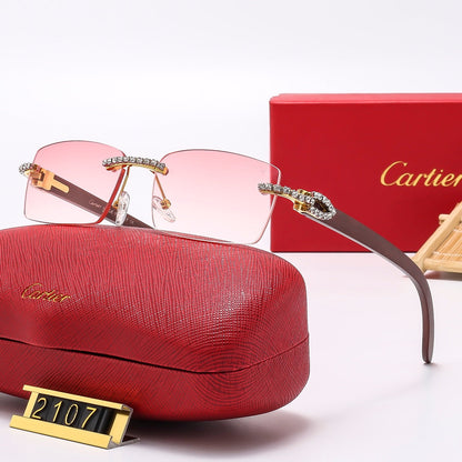 Diamond Frameless 6 Colors Sunglasses 2107