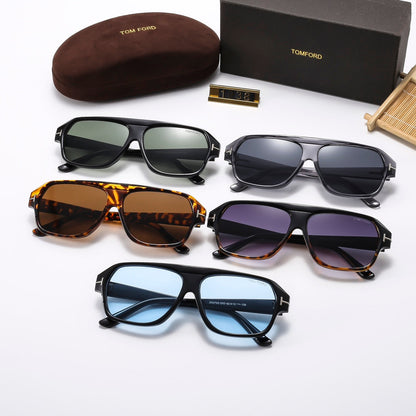 5 Colors Fashion Square-Framed Sunglasses—1938