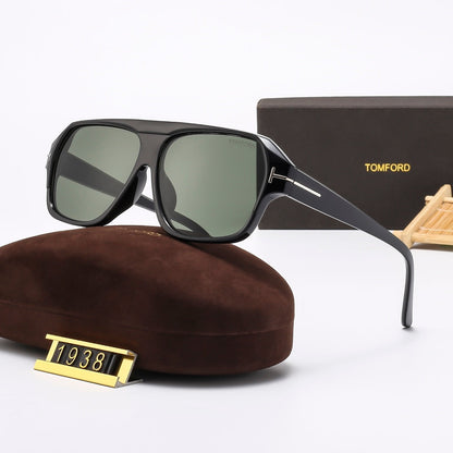 5 Colors Fashion Square-Framed Sunglasses—1938