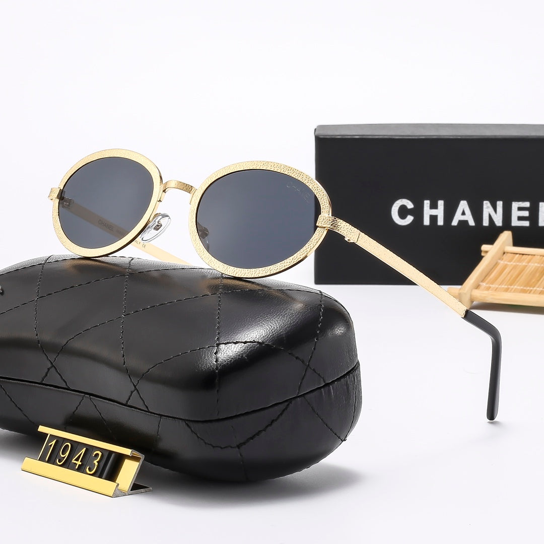 5 Colors Stylish Oval Sunglasses  — 1943