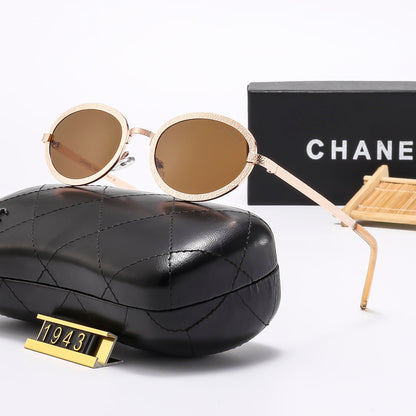 5 Colors Stylish Oval Sunglasses  — 1943