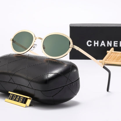 5 Colors Stylish Oval Sunglasses  — 1943